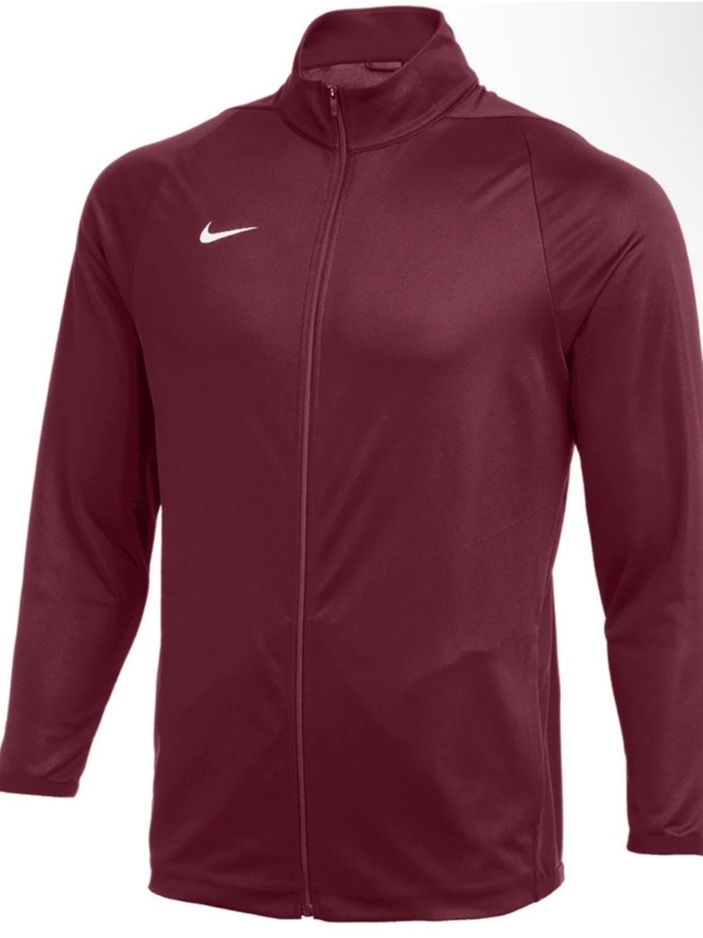Nike Men's Burgundy Full-Zip Performance Jacket
